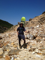 昨日の気持ち悪さが残っていたが、歩き始めたら、気持ちいい！最高〜！とずっと言っていた
桄平。